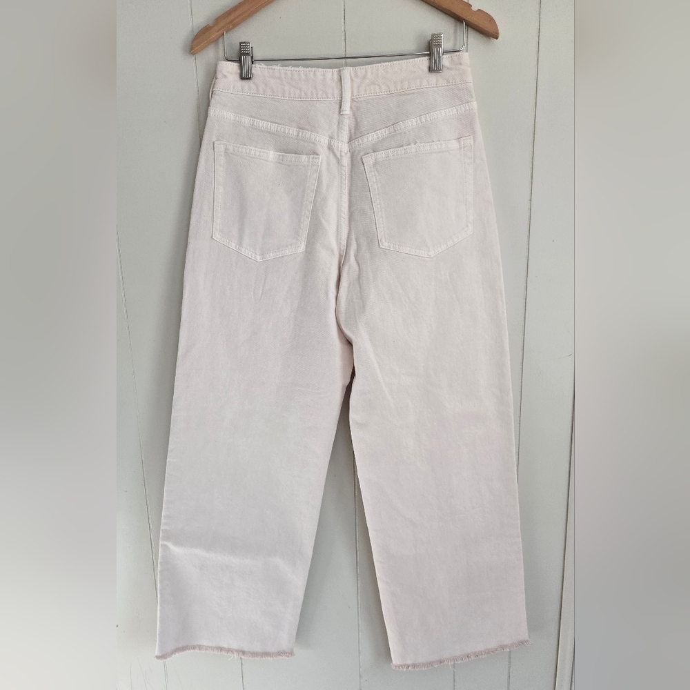 H&M Soft Pink Straight Leg Jeans-Size 8 - Picture 8 of 8